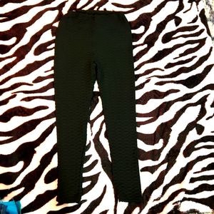Black Butt Lift Leggings Size Large